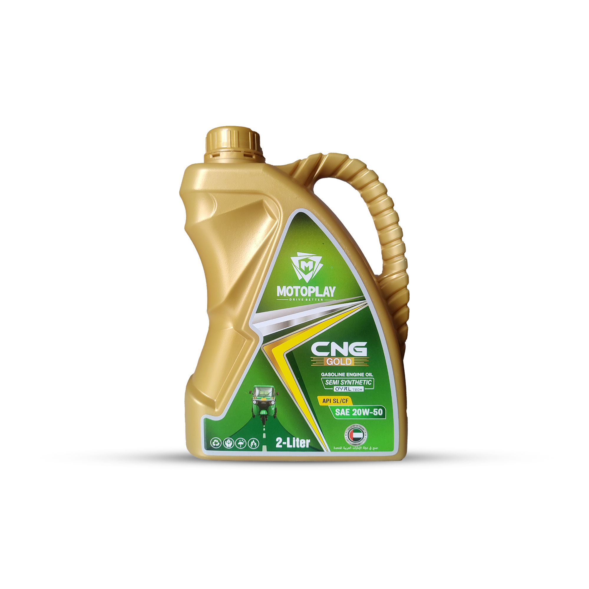MOTOPLAY Gold CNG Engine Oil (Semi Synthetic-Red Color)